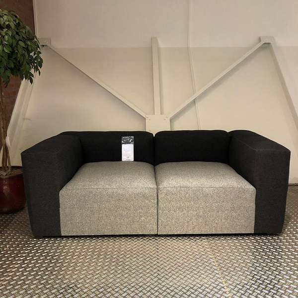 HAY Mags Soft 2-zitsbank - Grijs / Grijs - Showroom