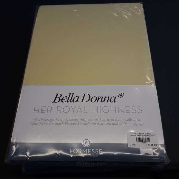 Bella Donna Jersey hoeslaken 100x220  - Showroom