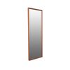 Rechthoekige spiegel met houten kader - 150×50