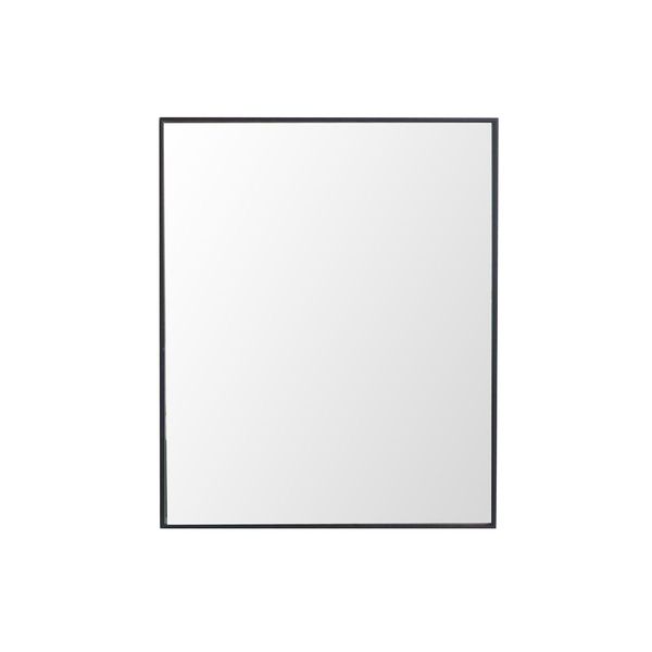Rechthoekige zwarte spiegel - 60×80