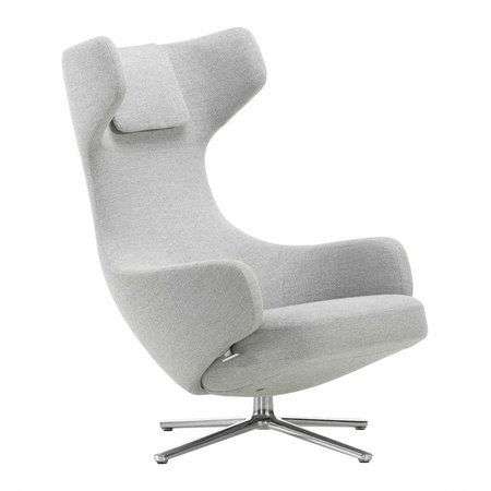 Vitra Grand Repos relaxfauteuil met poef  - Showroom