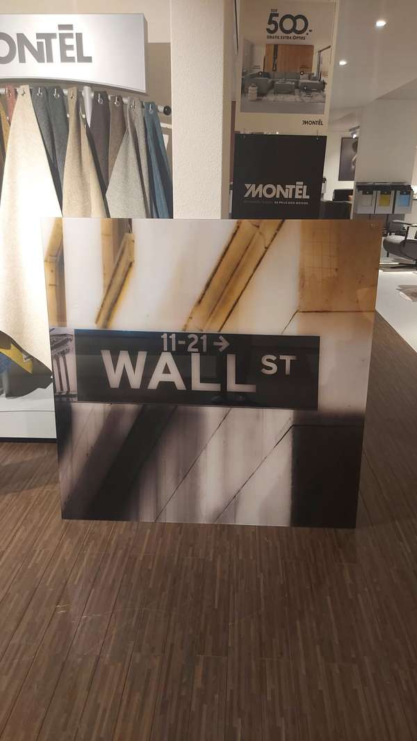 Montel Wall Street wanddecoratie