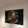 Mondi Art wereldbol goud wanddecoratie - Vooraanzicht