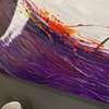 Cobra Art Purple-Orange schilderij - Zijaanzicht rechts