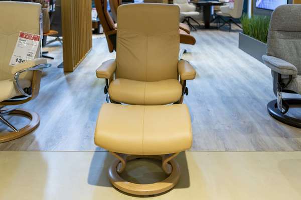Stressless Dover Classic relaxfauteuil met hocker