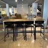 Arco Slim bartafel - 240x60 met Café chair barkruk (set van4)