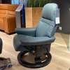 Stressless Sunrise Classic relaxfauteuil met poef