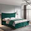 Lettobeds Velutto Piatto boxspring - 180x210 verstelbaar - Zijaanzicht links