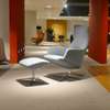 Gealux Volo Pearl fauteuil met poef