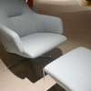 Gealux Volo Pearl fauteuil met poef