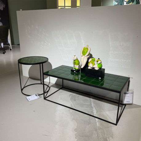 Zuiver Glazed salontafel met bijzettafel
