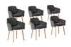 Arco Laze en set van 6 eetkamerstoel
