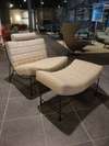 Leolux Volare fauteuil met poef
