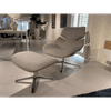 COR Shrimp draaifauteuil met voetenbank