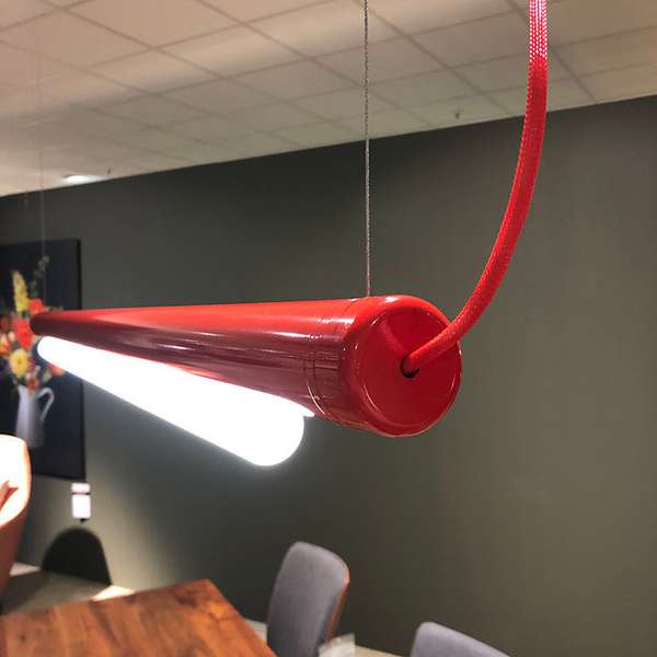 ANDLight Pipeline hanglamp - rood - Showroom