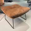KFF Arva Lounge fauteuil met hocker  - Vooraanzicht