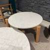Cassina Outdoor Table à Plateau tuintafel - ø75 - Zijaanzicht rechts