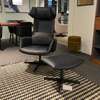 de Sede DS343 fauteuil met poef - Vooraanzicht