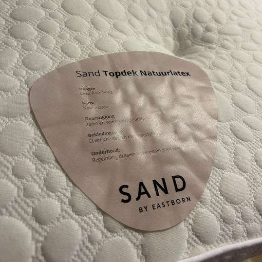 Sand Natuurlatex splittoper - 180x200 - Showroom