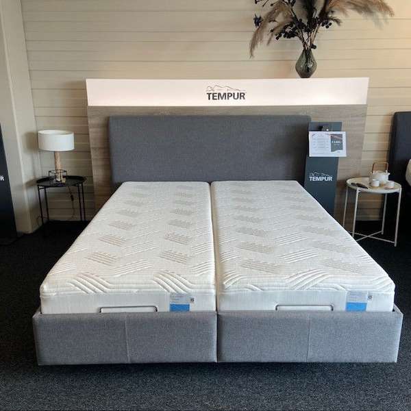 TEMPUR Grey Relax bed - 160x200  - Showroom