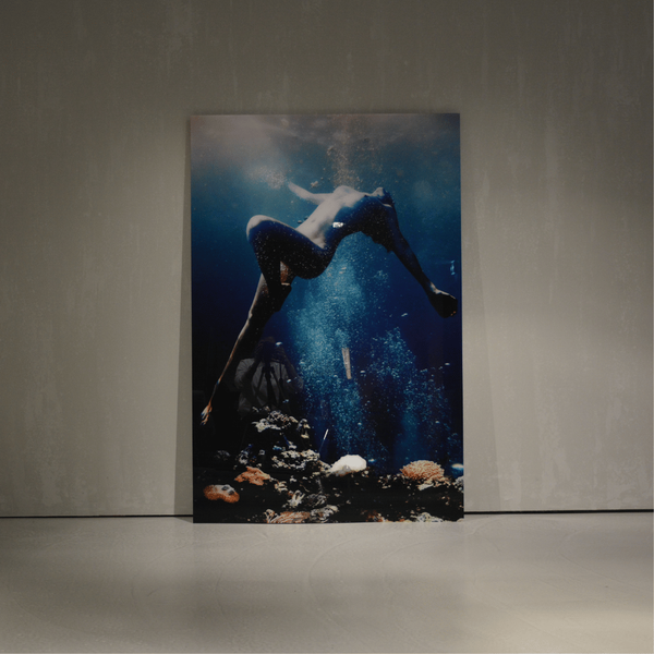 Cobra Art Into The Deep Blue Sea schilderij - Materiaal