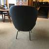 Rolf Benz 594 fauteuil met poef - Achter aanzicht