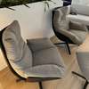 COR Cordia Lounge fauteuil met poef  - Vooraanzicht