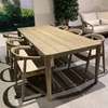 Castle Line Teak Grey tuintafel met tuinstoel (set van 6) - Showroom