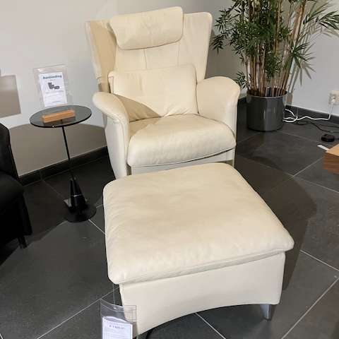 De Sede DS-23/01 fauteuil met poef - Showroom