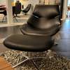 COR Shrimp daaifauteuil met hocker - Zijaanzicht rechts