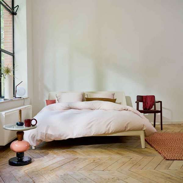 Auping Chambray Blush dekbedovertrek - 140x200/220 - Showroom