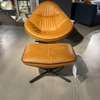 LABEL vandenberg Hidde Soft draaifauteuil met poef - Showroom