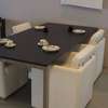 Manutti Zendo tuintafel - 215x105 met Flow tuinstoel (set van 4) - Zijaanzicht rechts