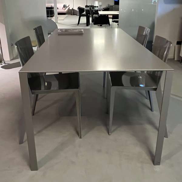 Molteni&C Less eettafel - 190x80 met 4 Alpha eetkamerstoel (set van 4) - Showroom