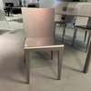 Molteni&C Less eettafel - 190x80 met 4 Alpha eetkamerstoel (set van 4) - Achter aanzicht