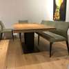 Private Label Hart eettafel - 190x95 uitschuifbaar - Vooraanzicht