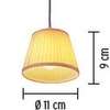 Flos Romeo Babe Sospensione hanglamp - Zijaanzicht rechts