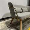 Stellar Works Utility Lounge Chair 2-zitsbank - Vooraanzicht