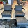 Leolux Scylla fauteuil met poef (set van 2) - Materiaal