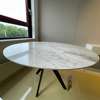 Willisau linea eettafel - Ø130 - Vooraanzicht