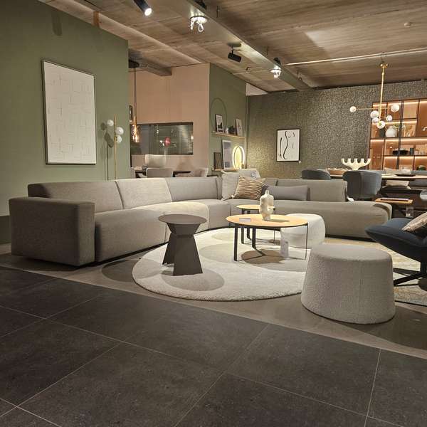 Cartel Living Dust Ronde hoekbank  - Showroom