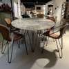 Joli Wire eettafel - 250x128 met eetkamerstoel (set van 6)