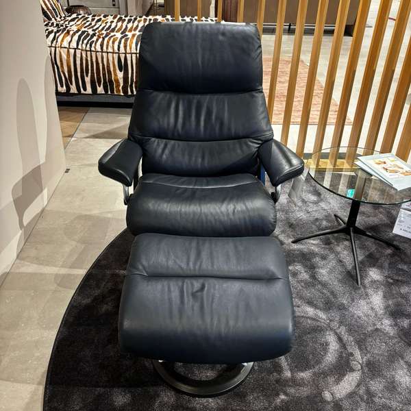 Afbeeldingen van Stressless View relaxfauteuil met poef