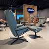 Stressless Rome Highback relaxfauteuil met poef - Vooraanzicht