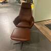 bert plantagie Zyba fauteuil met poef - Boven aanzicht