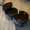 Rapture Gilbert fauteuil met hocker - Showroom