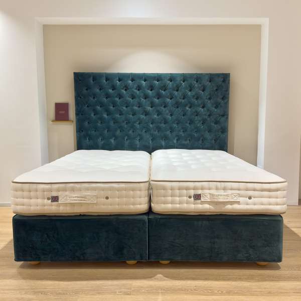 Afbeeldingen van Vispring Tiara Superb 180 x 210 Velvet Rainforest () bed