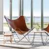 Afbeeldingen van Cuero Design Vlinderstoel fauteuil