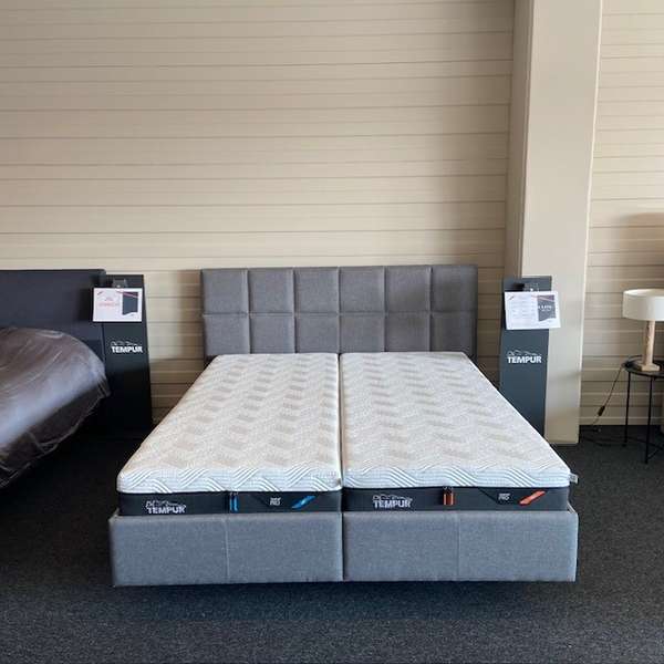 TEMPUR Grey Relax bed - 160x200  - Showroom