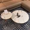 Afbeeldingen van Pols Potten White Marble salontafel (set van 2)